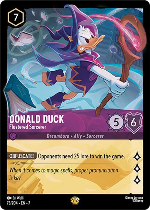 Lorcana - Donald Duck - Flustered Sorcerer - Archazia's Island (7)