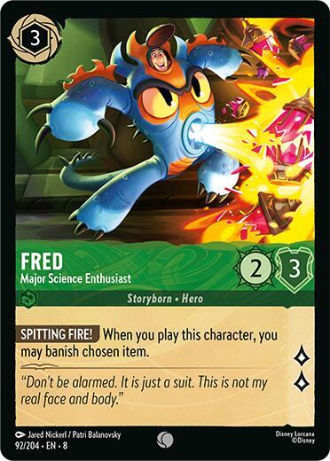 Lorcana - Fred - Major Science Enthusiast - Reign of Jafar (8)