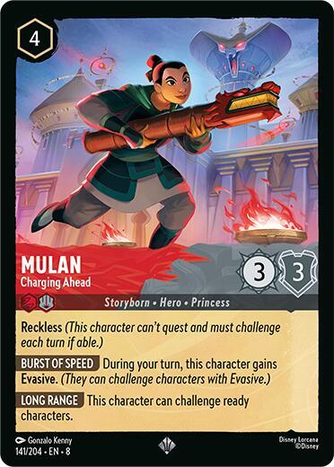 Lorcana - Mulan - Charging Ahead - Reign of Jafar (8)
