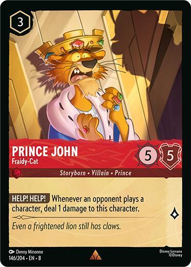Lorcana - Prince John - Fraidy-Cat - Reign of Jafar (8)