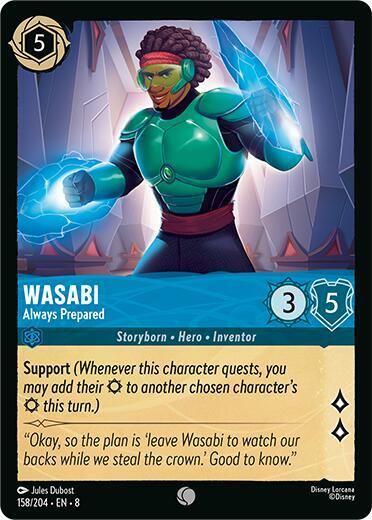 Lorcana - Wasabi - Always Prepared - Reign of Jafar (8)