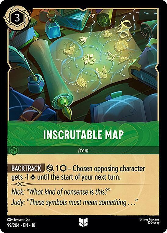 Lorcana - Inscrutable Map - Whispers in the Well (10)
