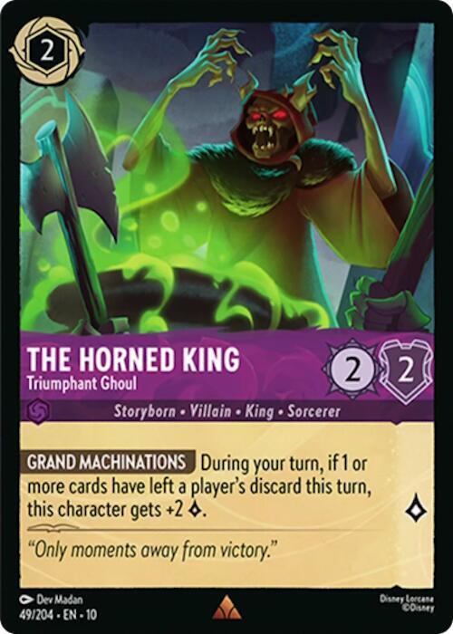 Lorcana - The Horned King - Triumphant Ghoul - Whispers in the Well (10)