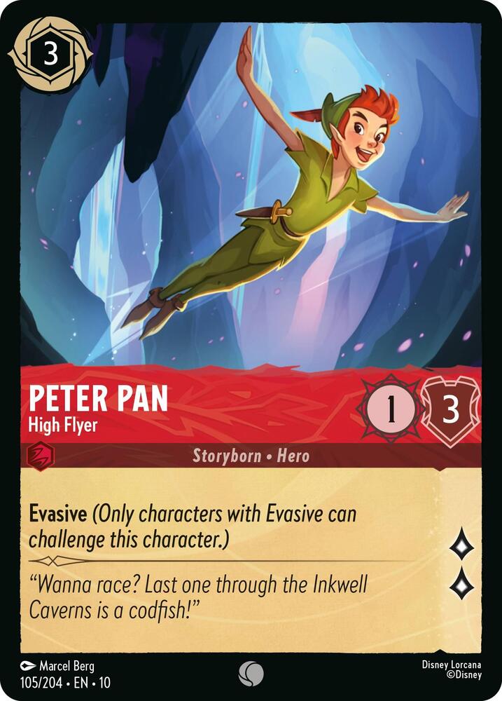 Lorcana - Peter Pan - High Flyer - Whispers in the Well (10)