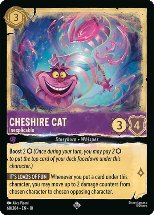 Lorcana - Cheshire Cat - Inexplicable - Whispers in the Well (10)