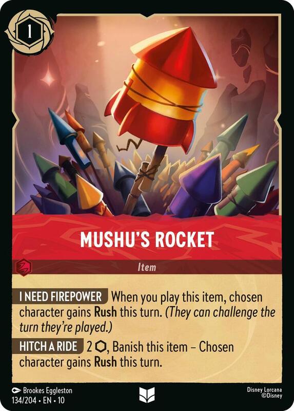 Lorcana - Mushu's Rocket - Whispers in the Well (10)