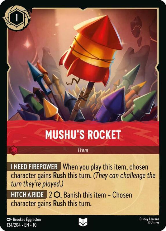 Lorcana - Mushu's Rocket - Whispers in the Well (10)