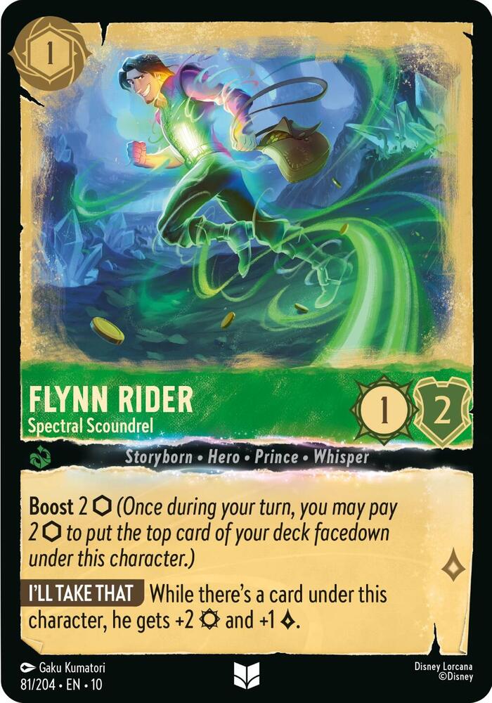 Lorcana - Flynn Rider - Spectral Scoundrel - Whispers in the Well (10)