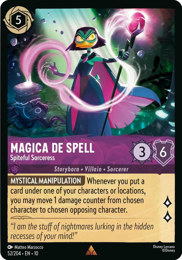 Lorcana - Magica De Spell - Spiteful Sorceress - Whispers in the Well (10)