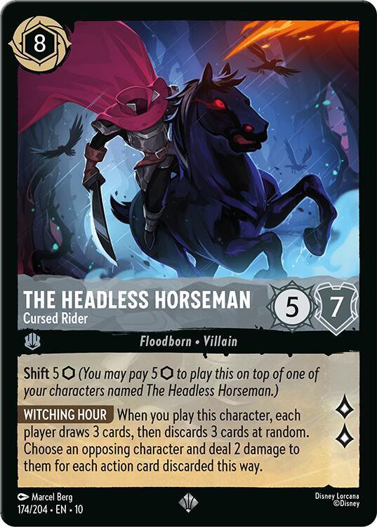 Lorcana - The Headless Horseman - Cursed Rider - Whispers in the Well (10)