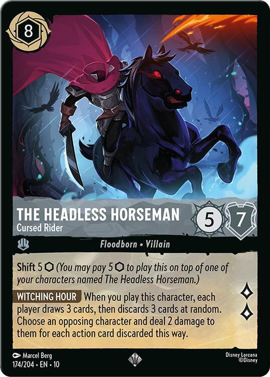 Lorcana - The Headless Horseman - Cursed Rider - Whispers in the Well (10)
