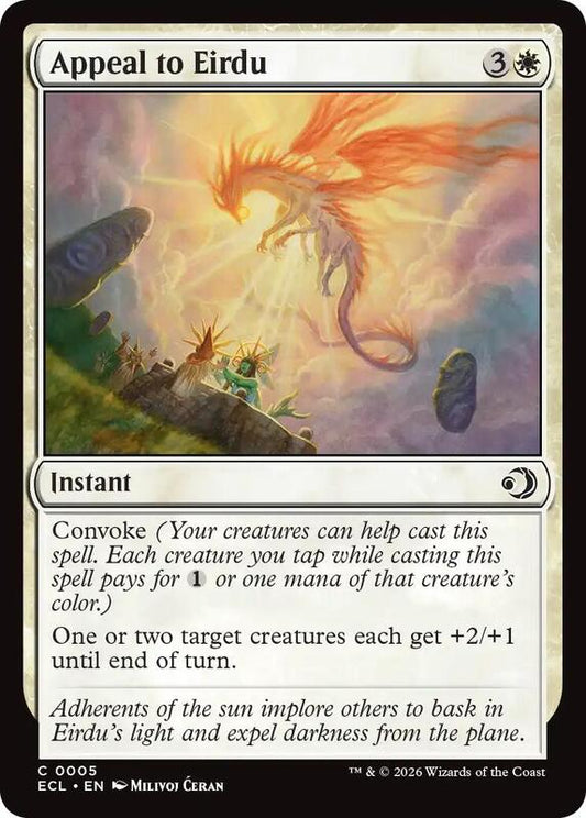 MTG - Appeal to Eirdu - Lorwyn Eclipsed (ECL)