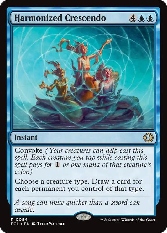 MTG - Harmonized Crescendo - Lorwyn Eclipsed (ECL)