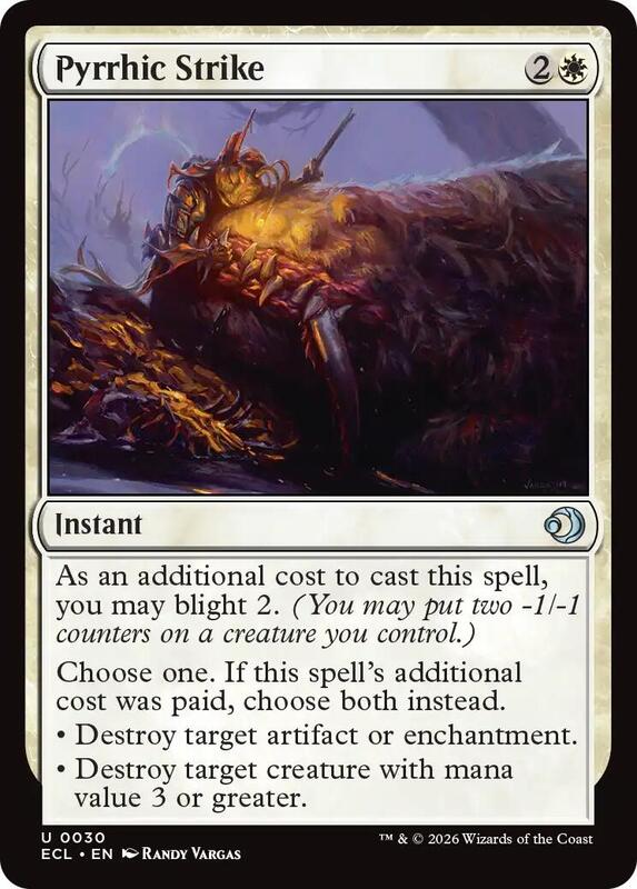 MTG - Pyrrhic Strike - Lorwyn Eclipsed (ECL)