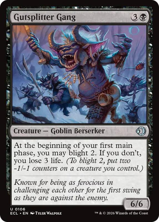 MTG - Gutsplitter Gang - Lorwyn Eclipsed (ECL)
