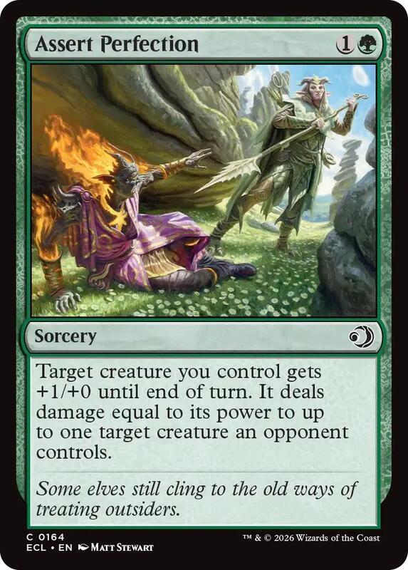 MTG - Assert Perfection - Lorwyn Eclipsed (ECL)