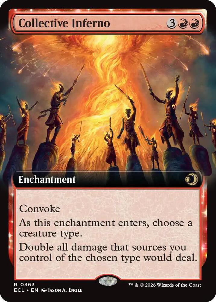 MTG - Collective Inferno (Extended Art) - Lorwyn Eclipsed (ECL)