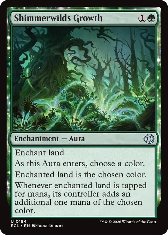 MTG - Shimmerwilds Growth - Lorwyn Eclipsed (ECL)