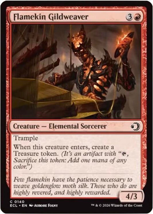 MTG - Flamekin Gildweaver - Lorwyn Eclipsed (ECL)