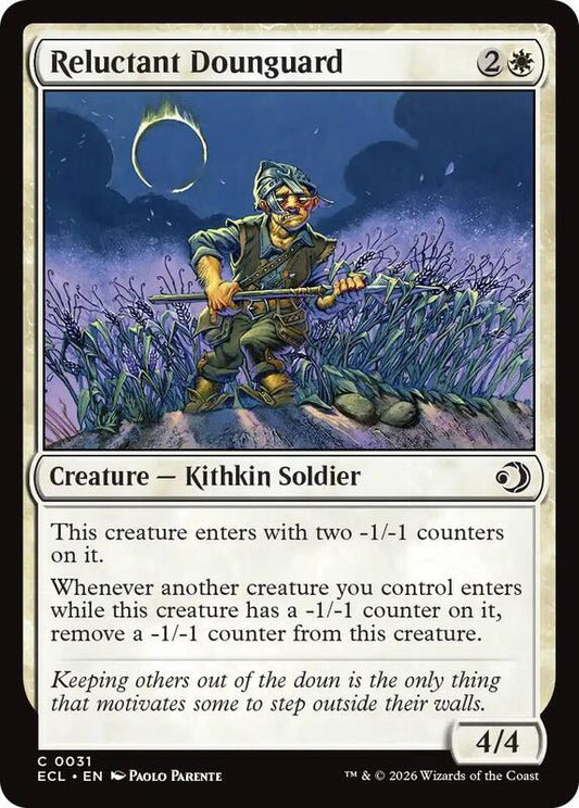 MTG - Reluctant Dounguard - Lorwyn Eclipsed (ECL)