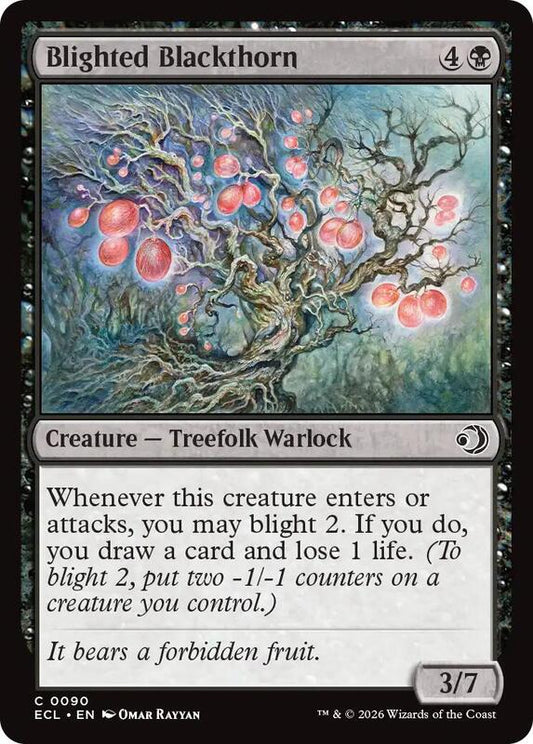 MTG - Blighted Blackthorn - Lorwyn Eclipsed (ECL)