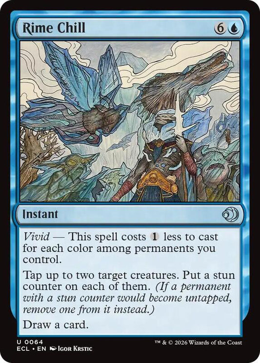 MTG - Rime Chill - Lorwyn Eclipsed (ECL)