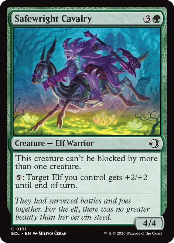 MTG - Safewright Cavalry - Lorwyn Eclipsed (ECL)