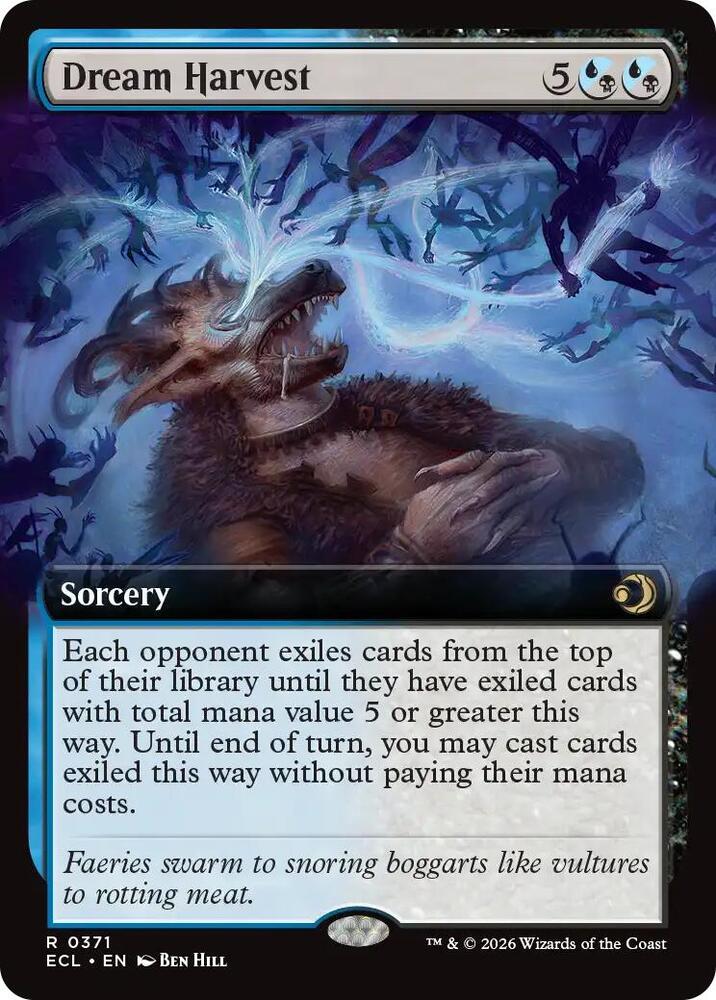 MTG - Dream Harvest (Extended Art) - Lorwyn Eclipsed (ECL)