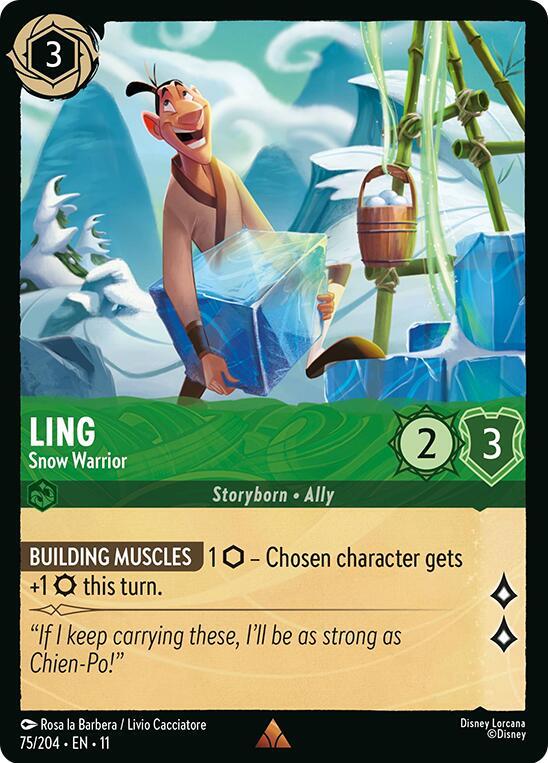 Lorcana - Ling - Snow Warrior - Winterspell (11)