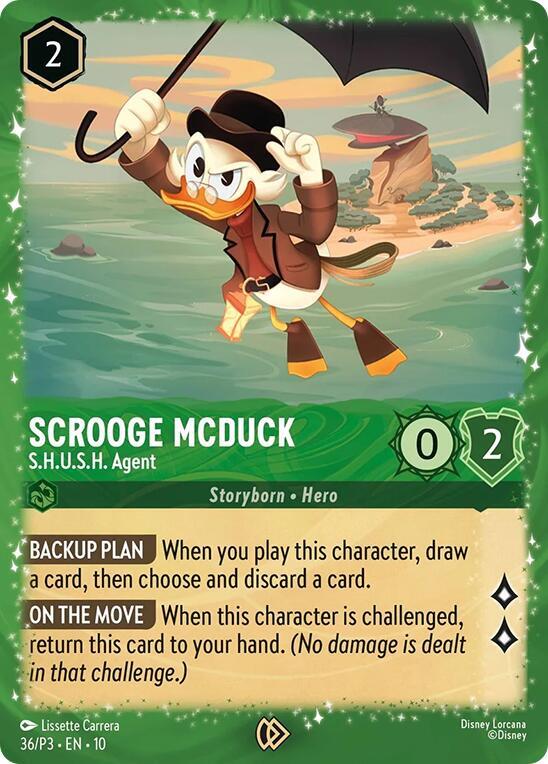 Lorcana - Scrooge McDuck - S.H.U.S.H. Agent - Disney Lorcana Promo Cards (DLPC)