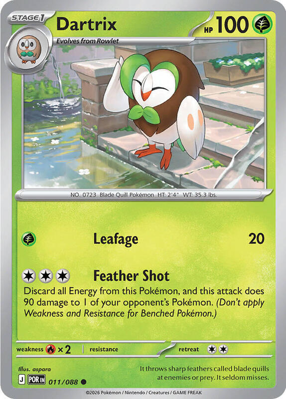 Pokemon - Dartrix - ME03: Perfect Order (POR) Reverse Holofoil