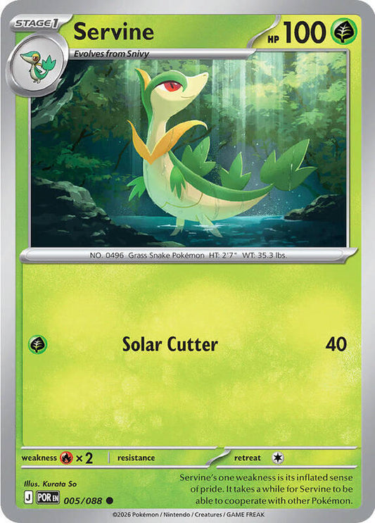 Pokemon - Servine - ME03: Perfect Order (POR) Reverse Holofoil