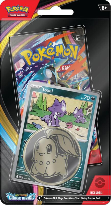 Pokemon - Chaos Rising Single Pack Blister [Toxel] - ME04: Chaos Rising (CRI)