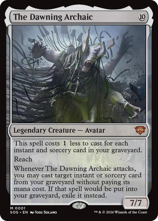 MTG - The Dawning Archaic - Secrets of Strixhaven (SOS)