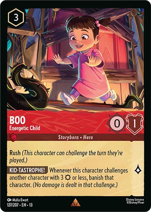 Lorcana - Boo - Energetic Child - Attack of the Vine! (13)