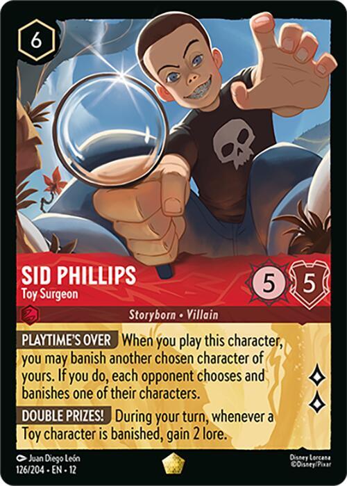 Lorcana - Sid Phillips - Toy Surgeon - Wilds Unknown (12)