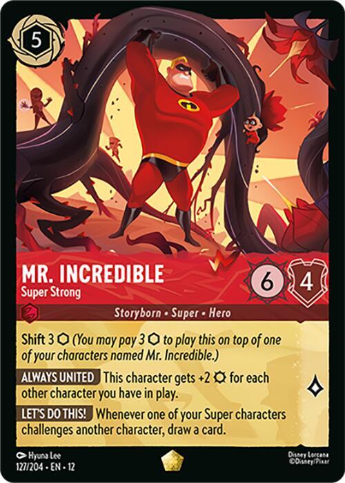 Lorcana - Mr. Incredible - Super Strong - Wilds Unknown (12)