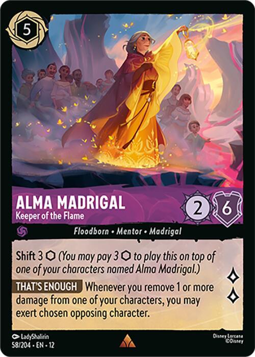 Lorcana - Alma Madrigal - Keeper of the Flame - Wilds Unknown (12) Cold Foil