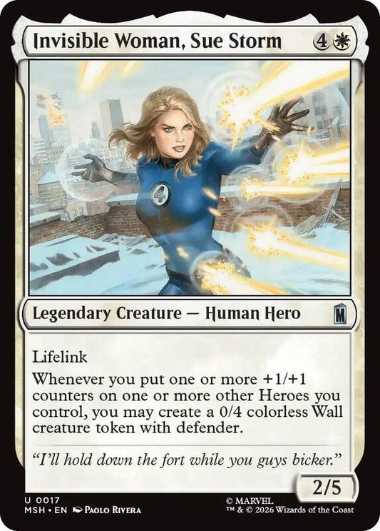 MTG - Invisible Woman, Sue Storm - Marvel Super Heroes (MSH) Foil