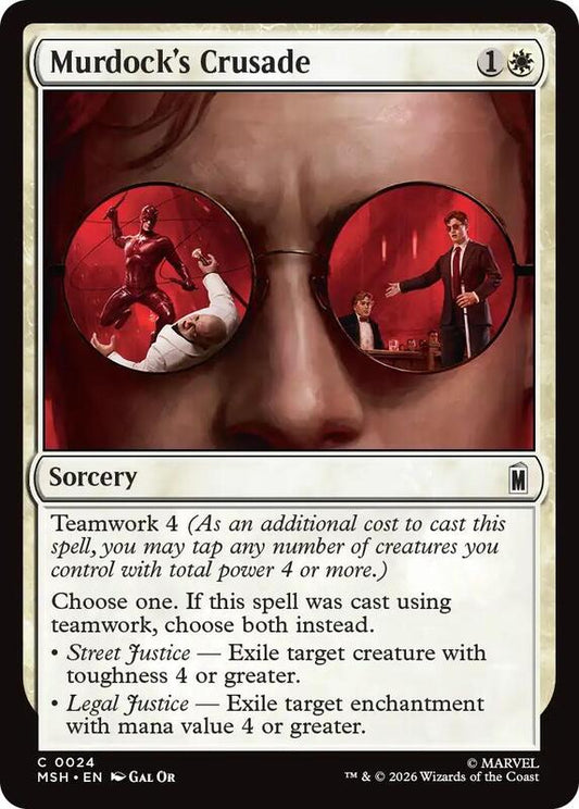 MTG - Murdock's Crusade - Marvel Super Heroes (MSH) Foil