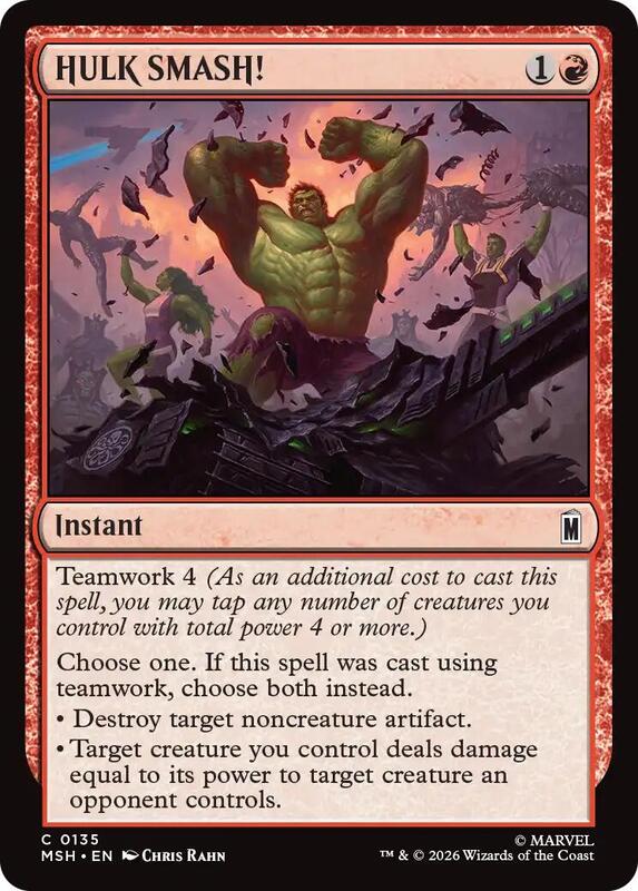 MTG - HULK SMASH! - Marvel Super Heroes (MSH)