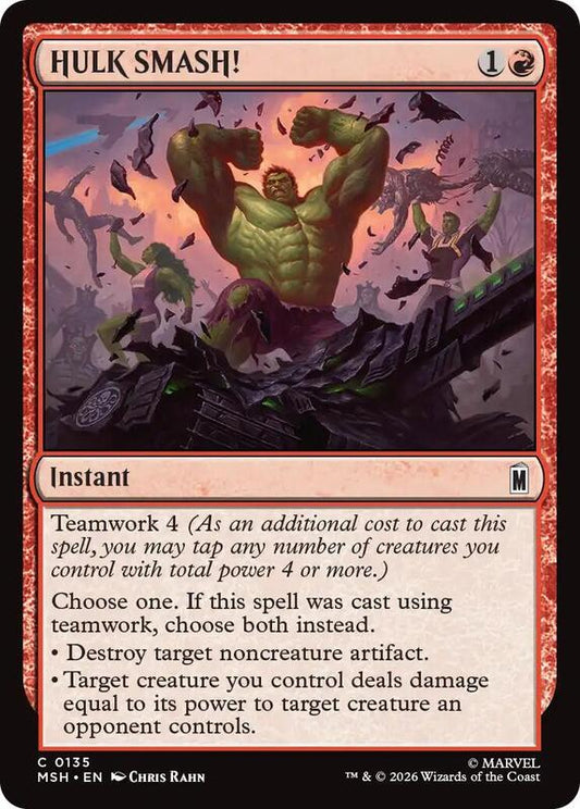 MTG - HULK SMASH! - Marvel Super Heroes (MSH)