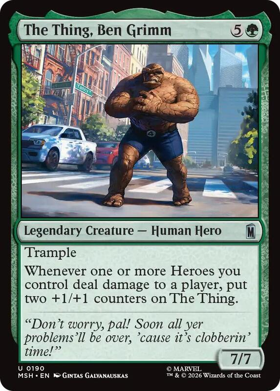 MTG - The Thing, Ben Grimm - Marvel Super Heroes (MSH)