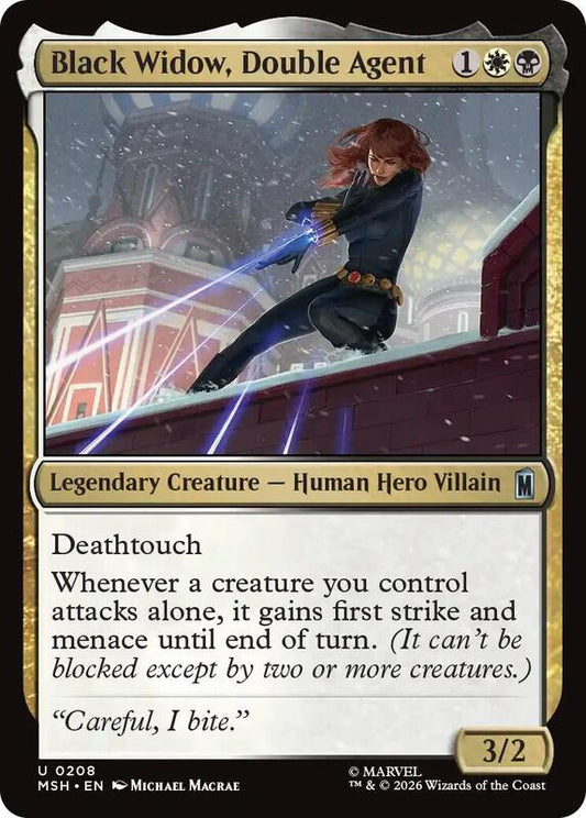 MTG - Black Widow, Double Agent - Marvel Super Heroes (MSH)