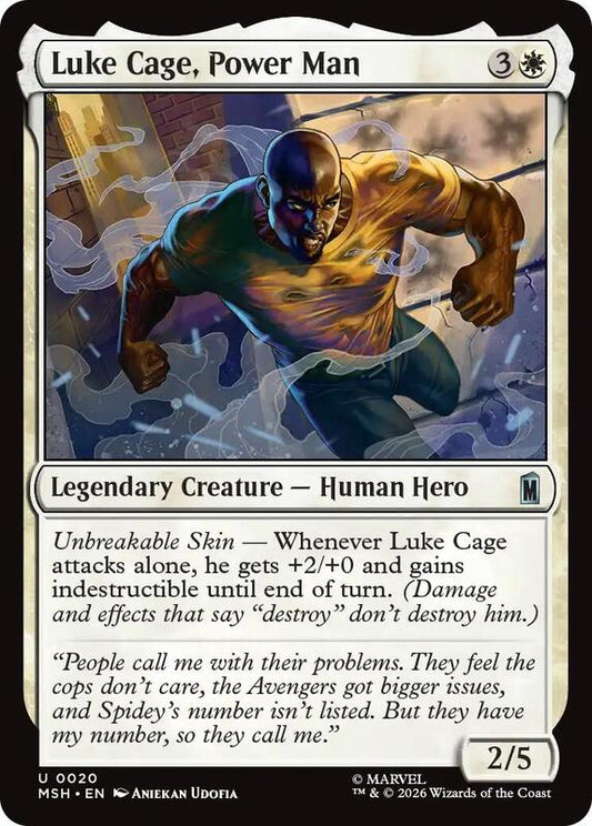 MTG - Luke Cage, Power Man - Marvel Super Heroes (MSH)
