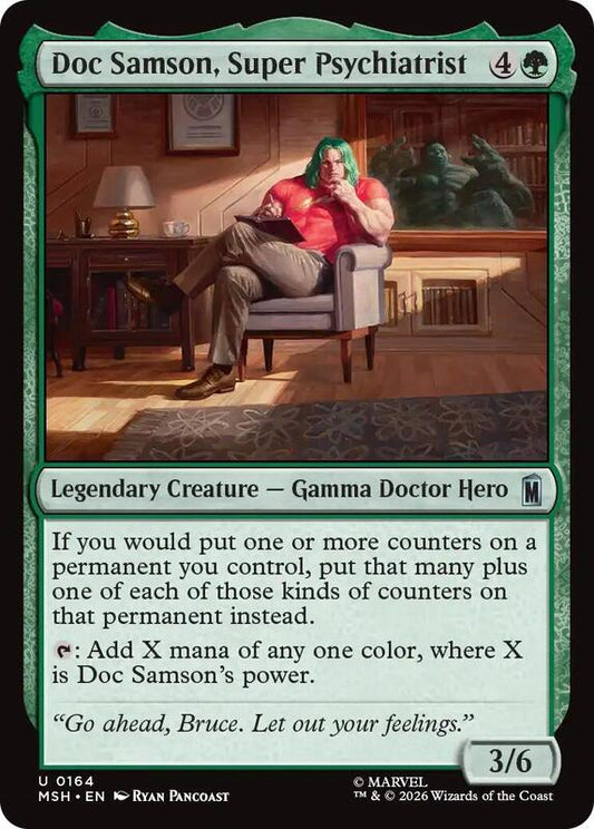 MTG - Doc Samson, Super Psychiatrist - Marvel Super Heroes (MSH)