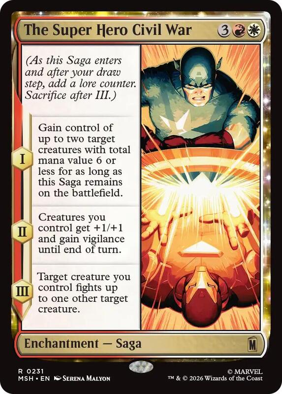 MTG - The Super Hero Civil War - Marvel Super Heroes (MSH)