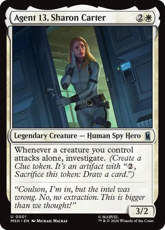 MTG - Agent 13, Sharon Carter - Marvel Super Heroes (MSH)