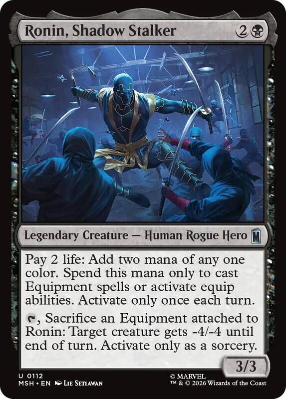 MTG - Ronin, Shadow Stalker - Marvel Super Heroes (MSH)