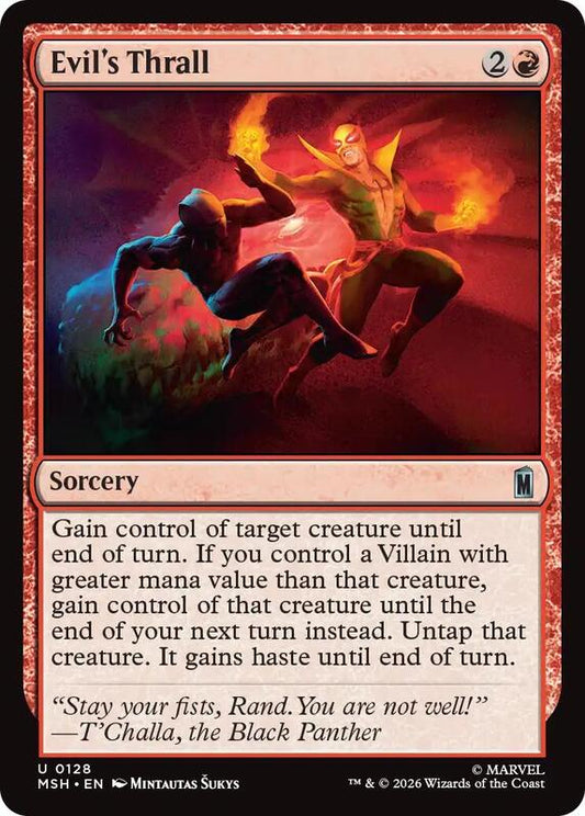 MTG - Evil's Thrall - Marvel Super Heroes (MSH)
